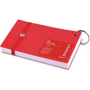 Universal 3”x 5”in. 100 Ct Ruled Index Card Ring NWT